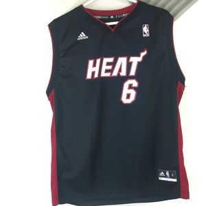 Lebron James Miami Heat Adidas Jersey XL
